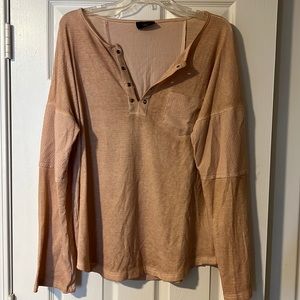 VICI dolls- Blush waffle knit  top